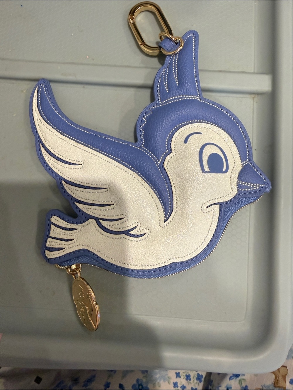 Bath and Body Works Snow White Bluebird Coin Purse